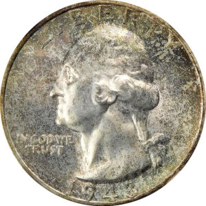 1948-S Washington Quarter - NGC MS 66