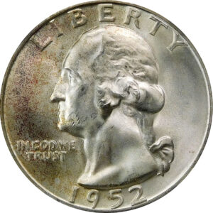 1952-S Washington Quarter - NGC MS 66